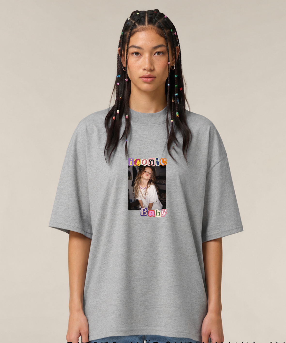 Iconic Baby - Oversize, Unisex T-Shirt