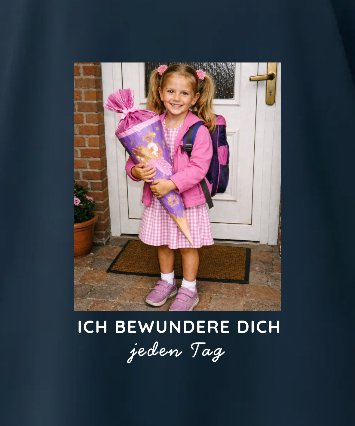 Ich bewundere dich jeden Tag - Unisex, Oversize T-Shirt