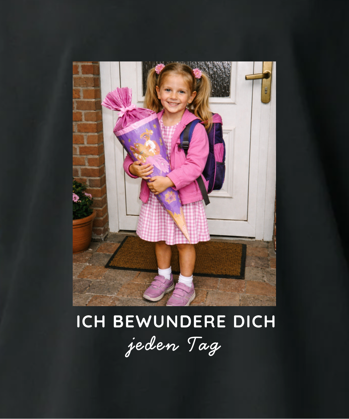 Ich bewundere dich jeden Tag - Unisex, Oversize T-Shirt