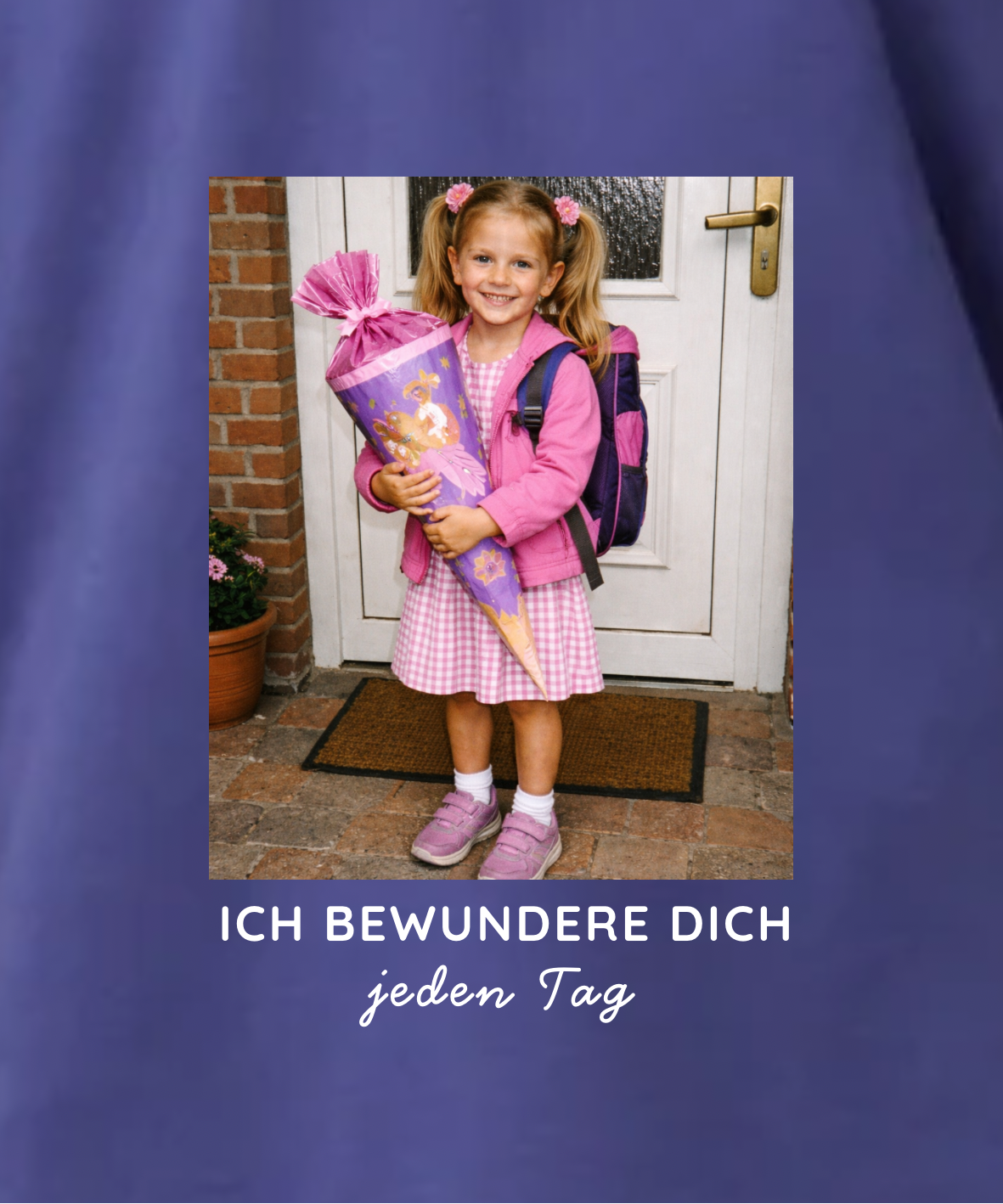Ich bewundere dich jeden Tag - Unisex, Oversize T-Shirt