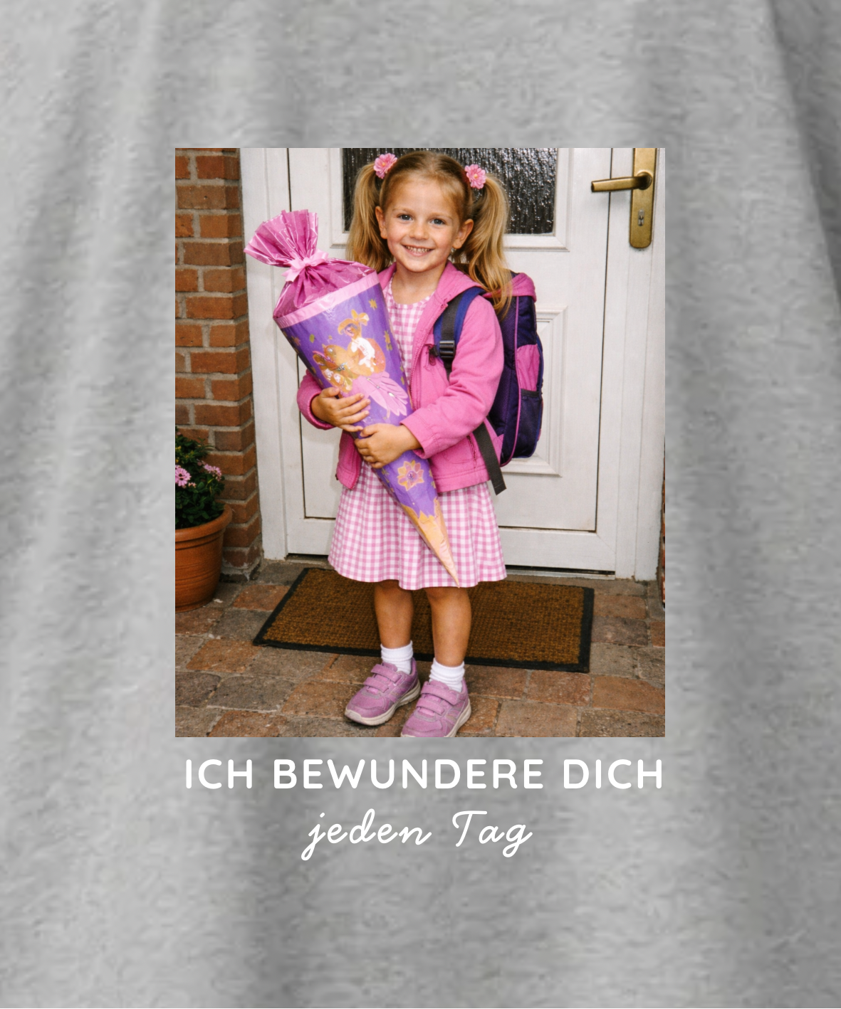 Ich bewundere dich jeden Tag - Unisex, Oversize T-Shirt