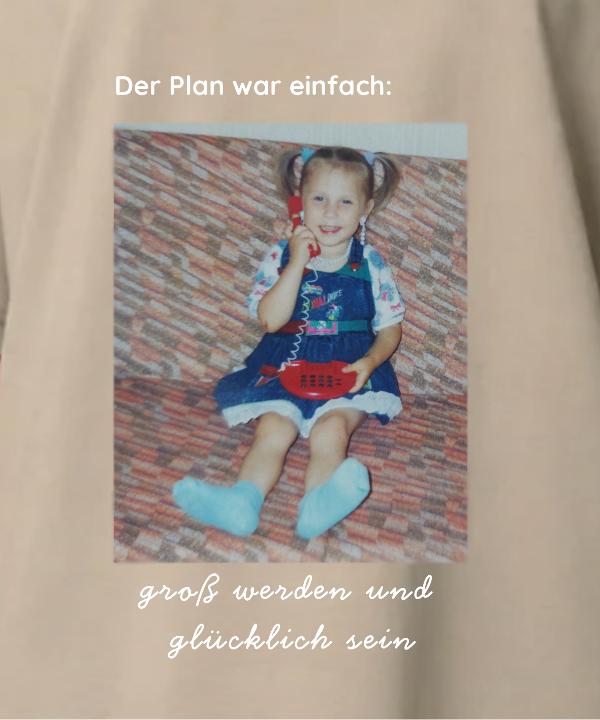 Der Plan war einfach - Unisex, Oversize T-Shirt