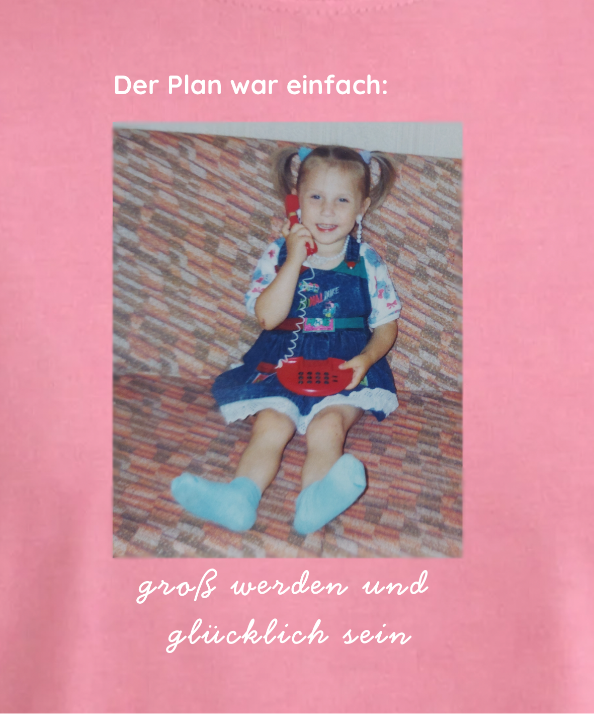 Der Plan war einfach - Unisex, Oversize T-Shirt