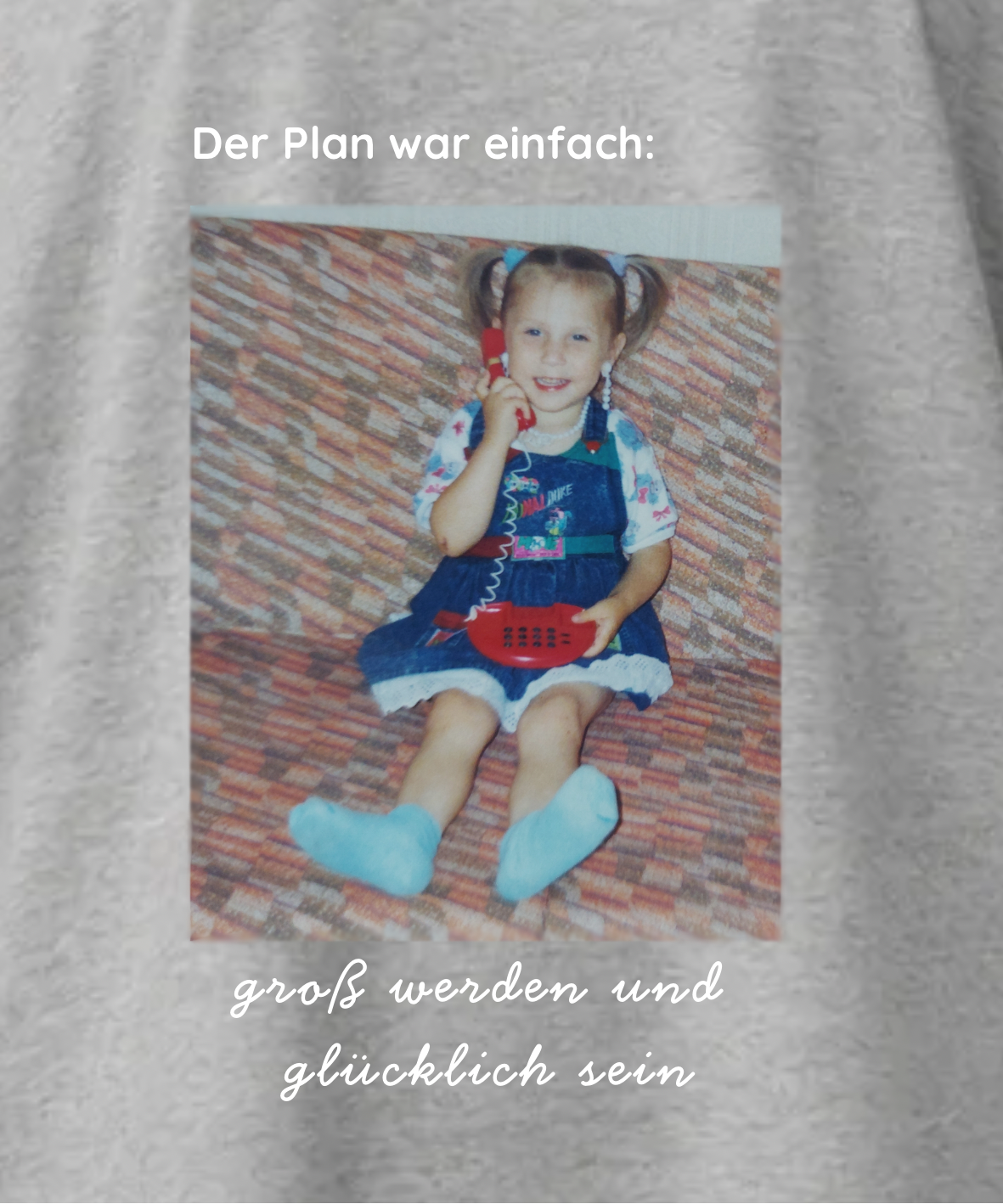 Der Plan war einfach - Unisex, Oversize T-Shirt