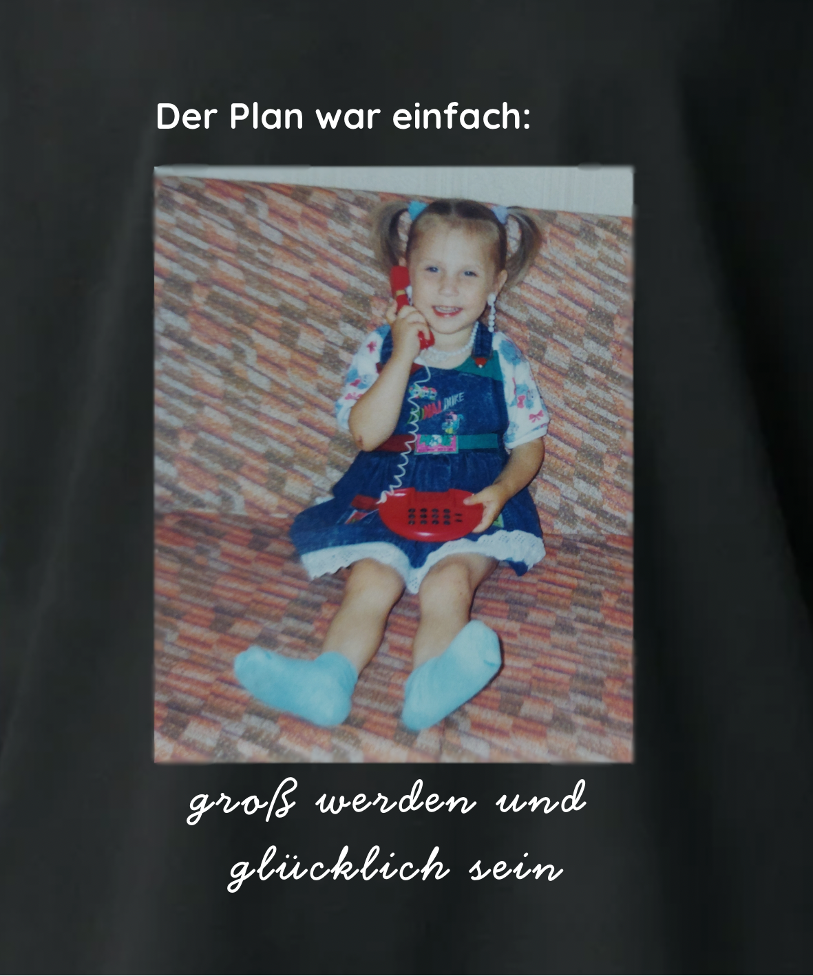 Der Plan war einfach - Unisex, Oversize T-Shirt