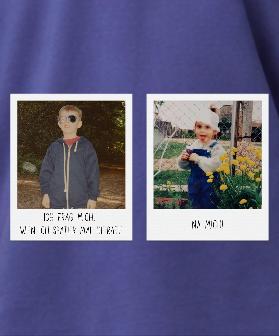 Ich frag mich, wen ich später mal heirate - Oversize, Unisex T-Shirt