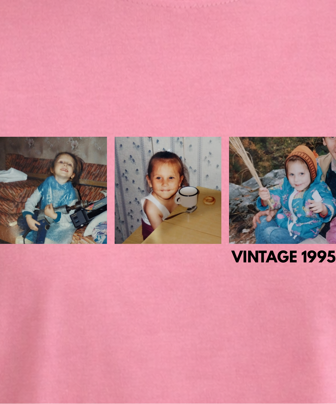 Vintage [3 Fotos] - Oversize, Unisex T-Shirt
