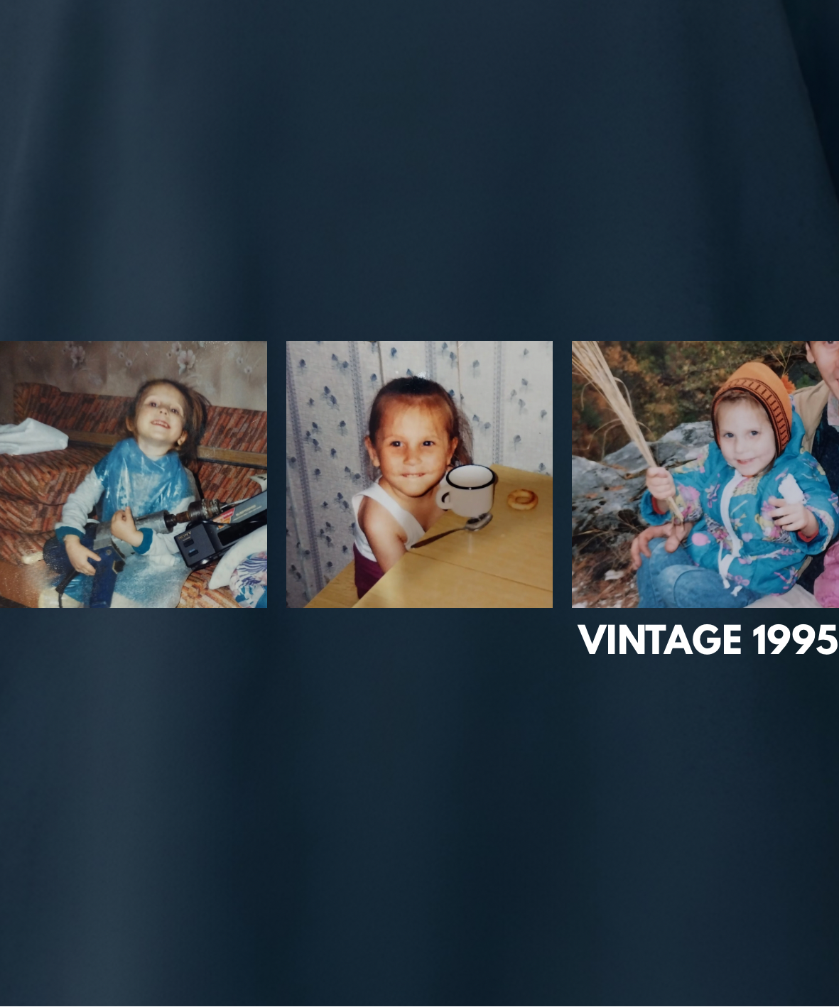 Vintage [3 Fotos] - Oversize, Unisex T-Shirt