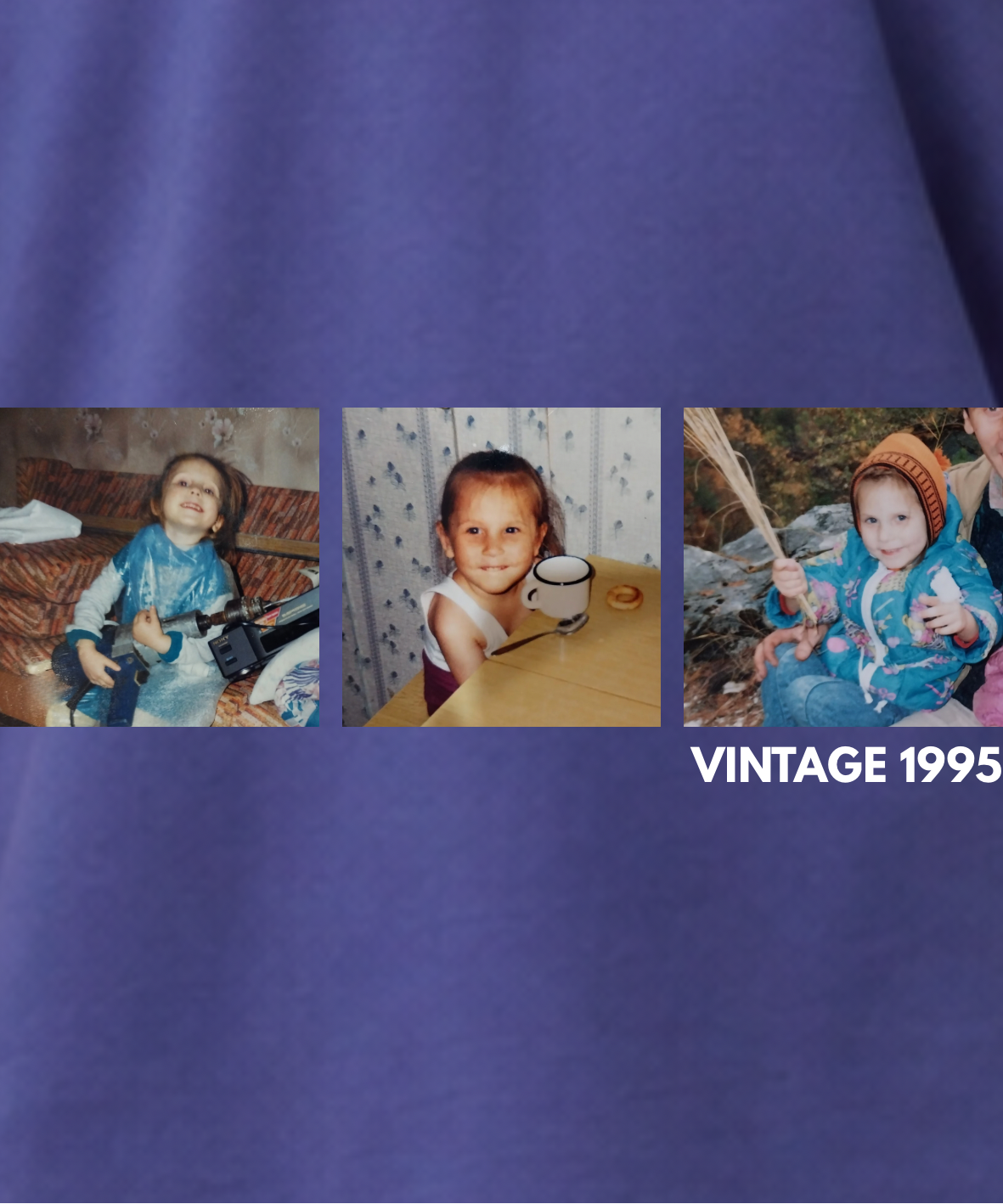 Vintage [3 Fotos] - Oversize, Unisex T-Shirt