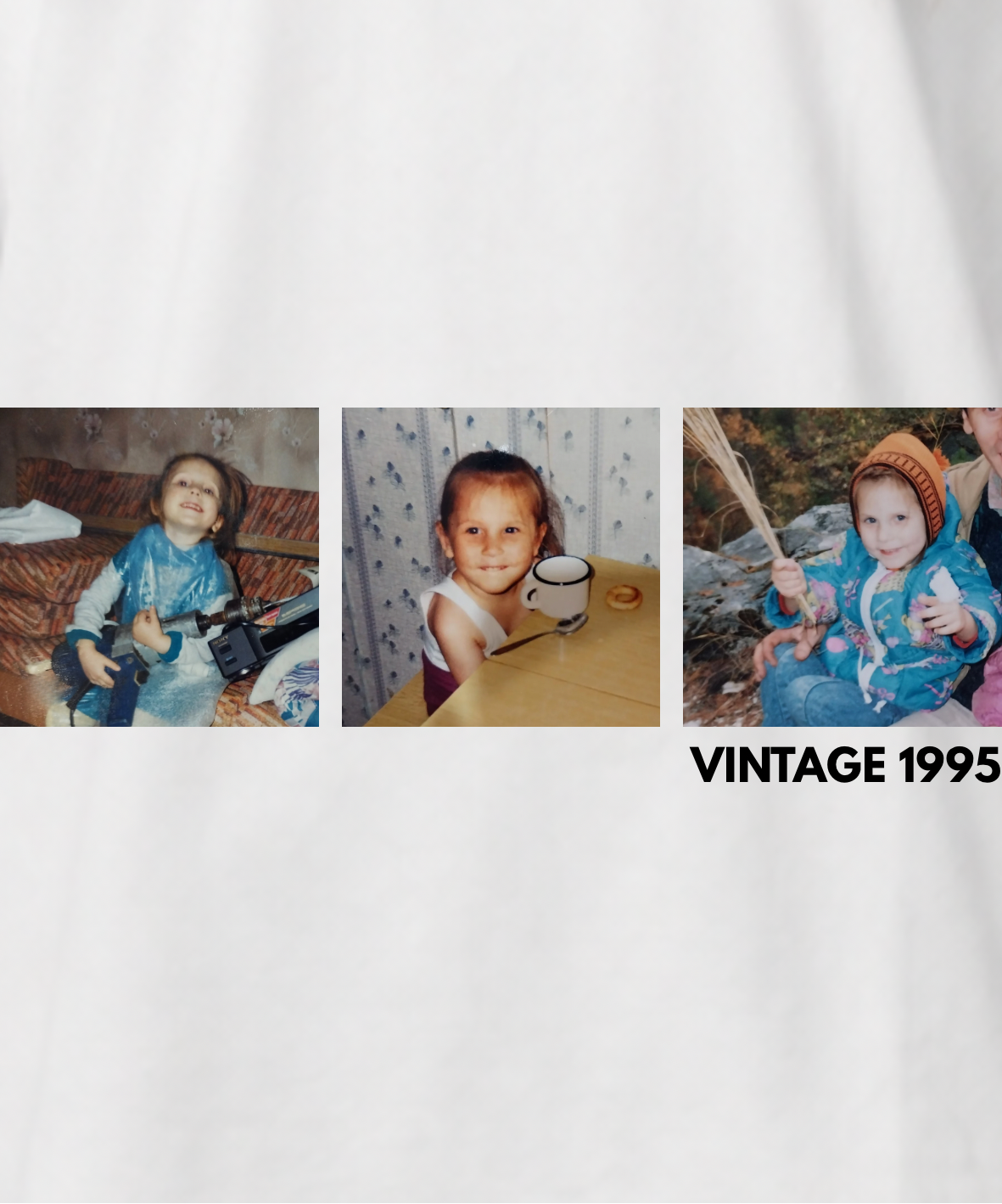 Vintage [3 Fotos] - Oversize, Unisex T-Shirt