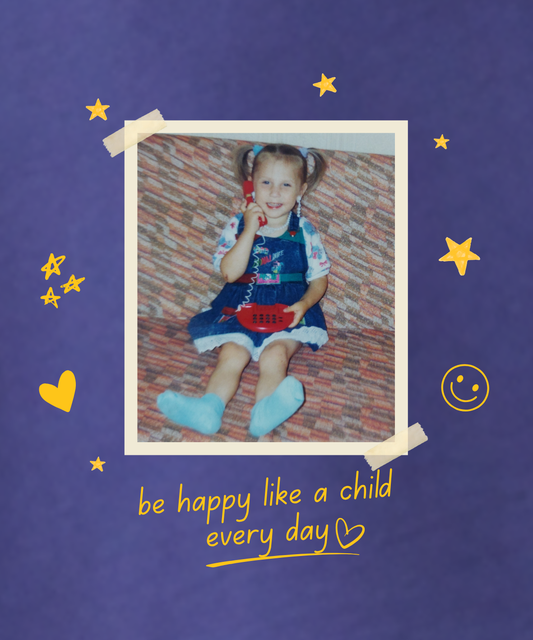 Be happy like a child - Oversize, Unisex T-Shirt
