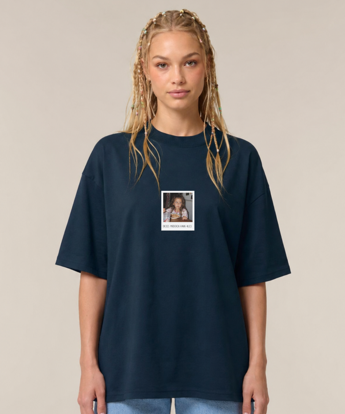 Dieses Mädchen kann alles - Unisex, Oversize T-Shirt