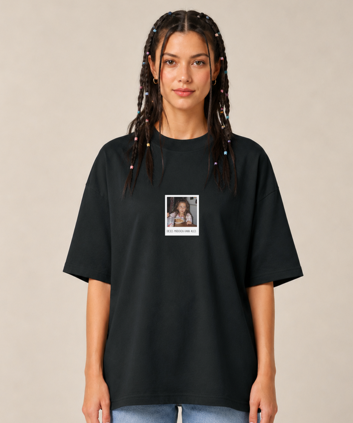 Dieses Mädchen kann alles - Unisex, Oversize T-Shirt