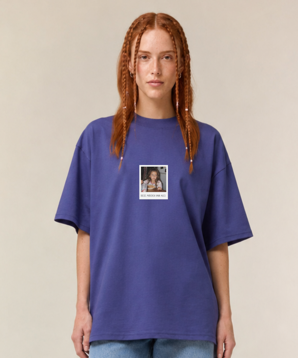 Dieses Mädchen kann alles - Unisex, Oversize T-Shirt