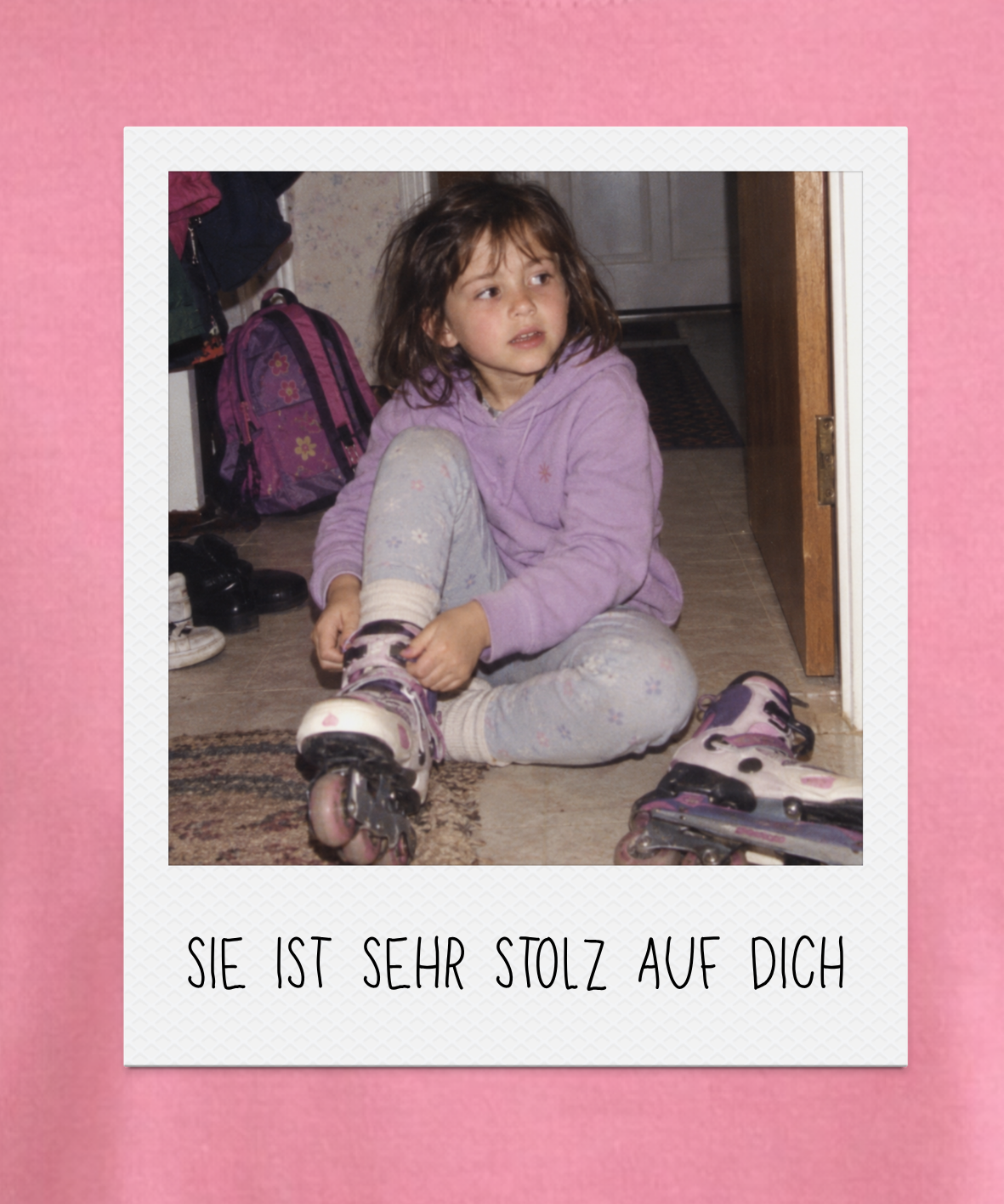 Sie ist sehr stolz auf dich - Unisex, Oversize T-Shirt