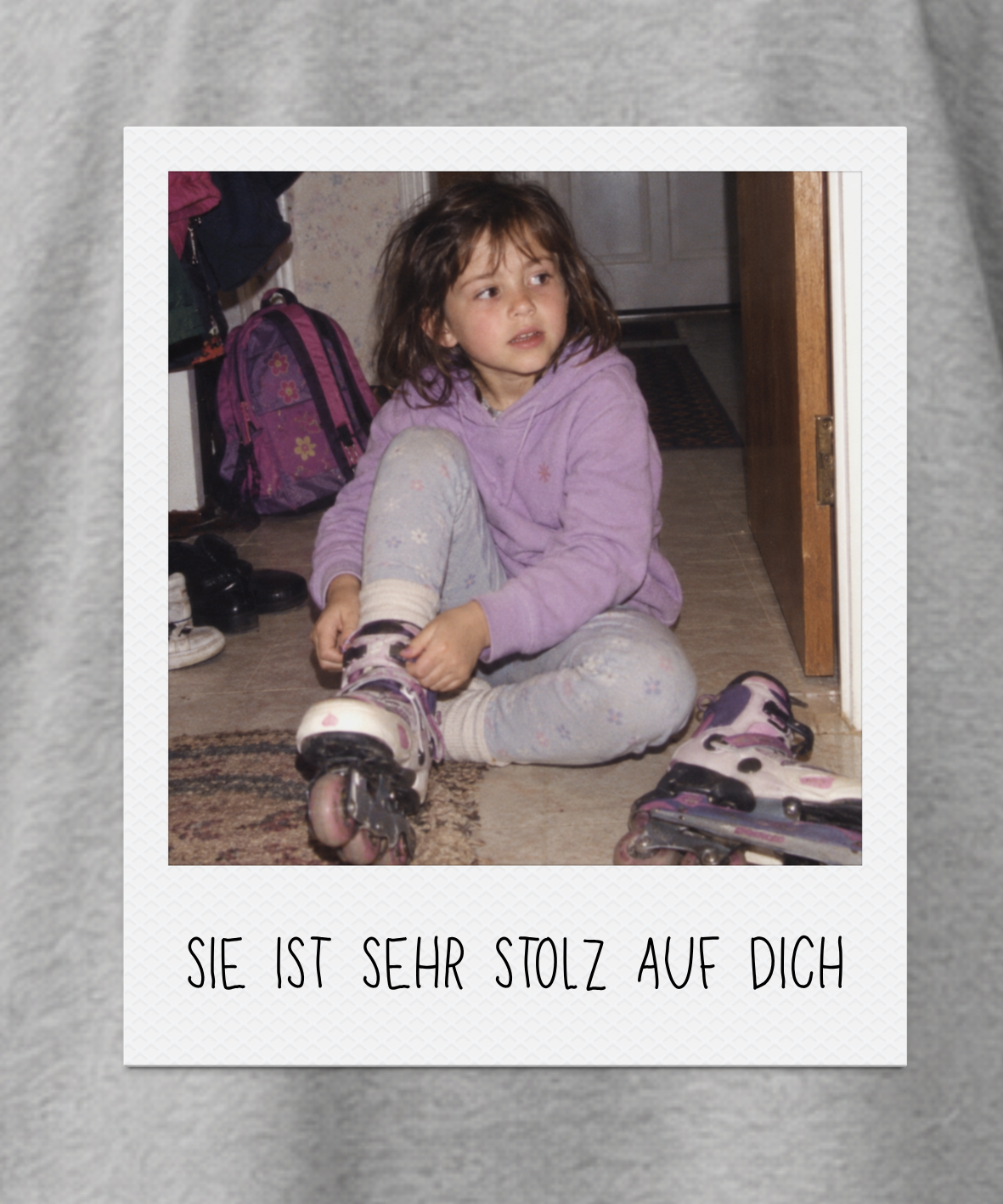 Sie ist sehr stolz auf dich - Unisex, Oversize T-Shirt