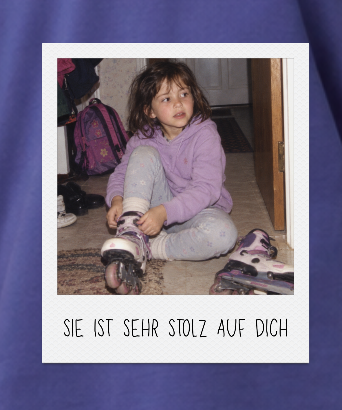 Sie ist sehr stolz auf dich - Unisex, Oversize T-Shirt