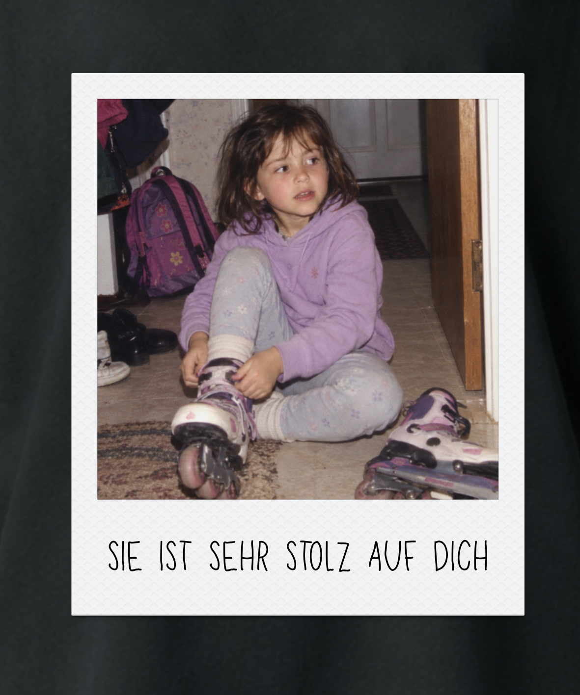 Sie ist sehr stolz auf dich - Unisex, Oversize T-Shirt