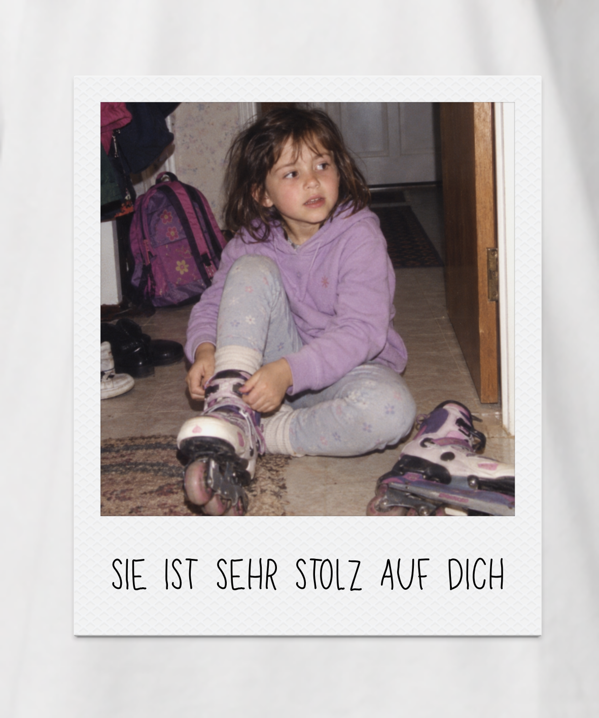 Sie ist sehr stolz auf dich - Unisex, Oversize T-Shirt