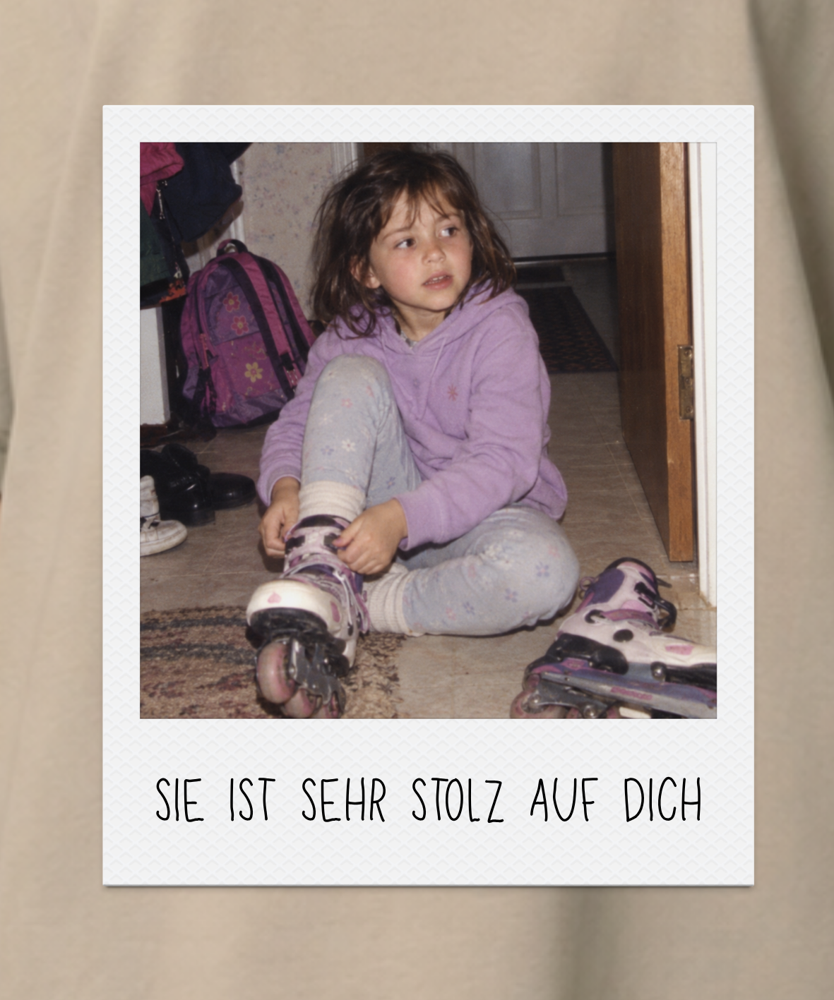 Sie ist sehr stolz auf dich - Unisex, Oversize T-Shirt