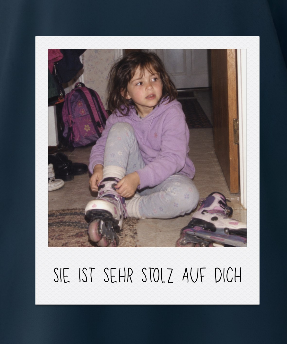 Sie ist sehr stolz auf dich - Unisex, Oversize T-Shirt