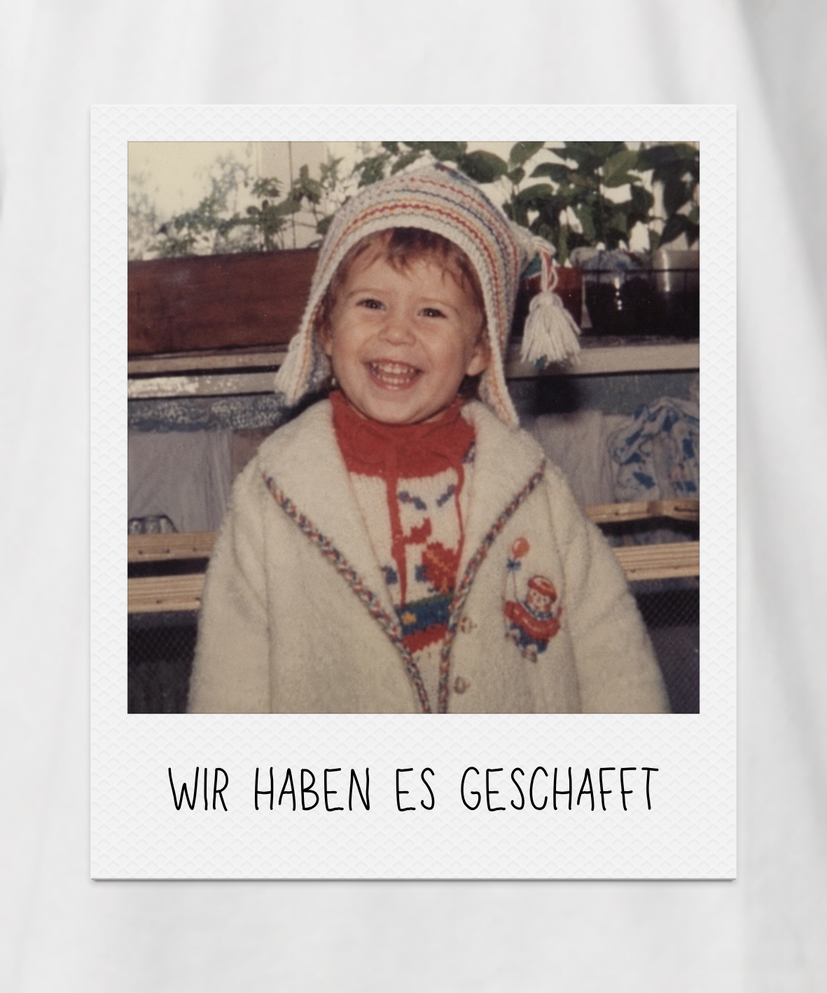 Wir haben es geschafft - Unisex, Oversize T-Shirt