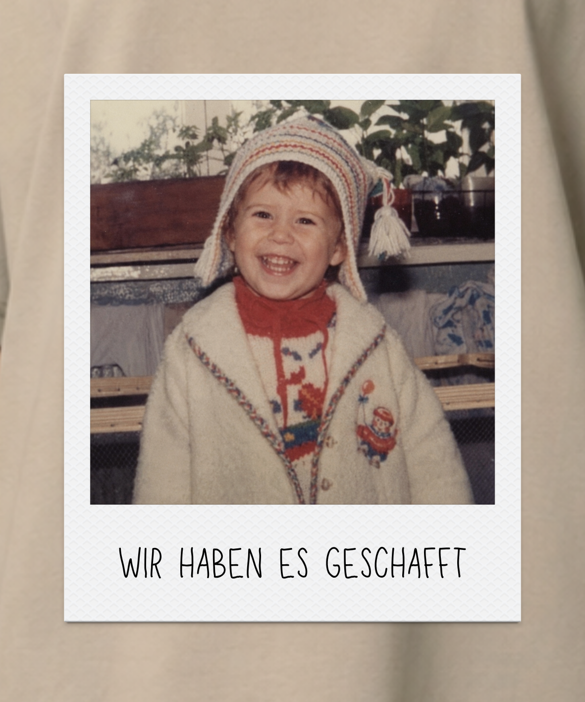 Wir haben es geschafft - Unisex, Oversize T-Shirt