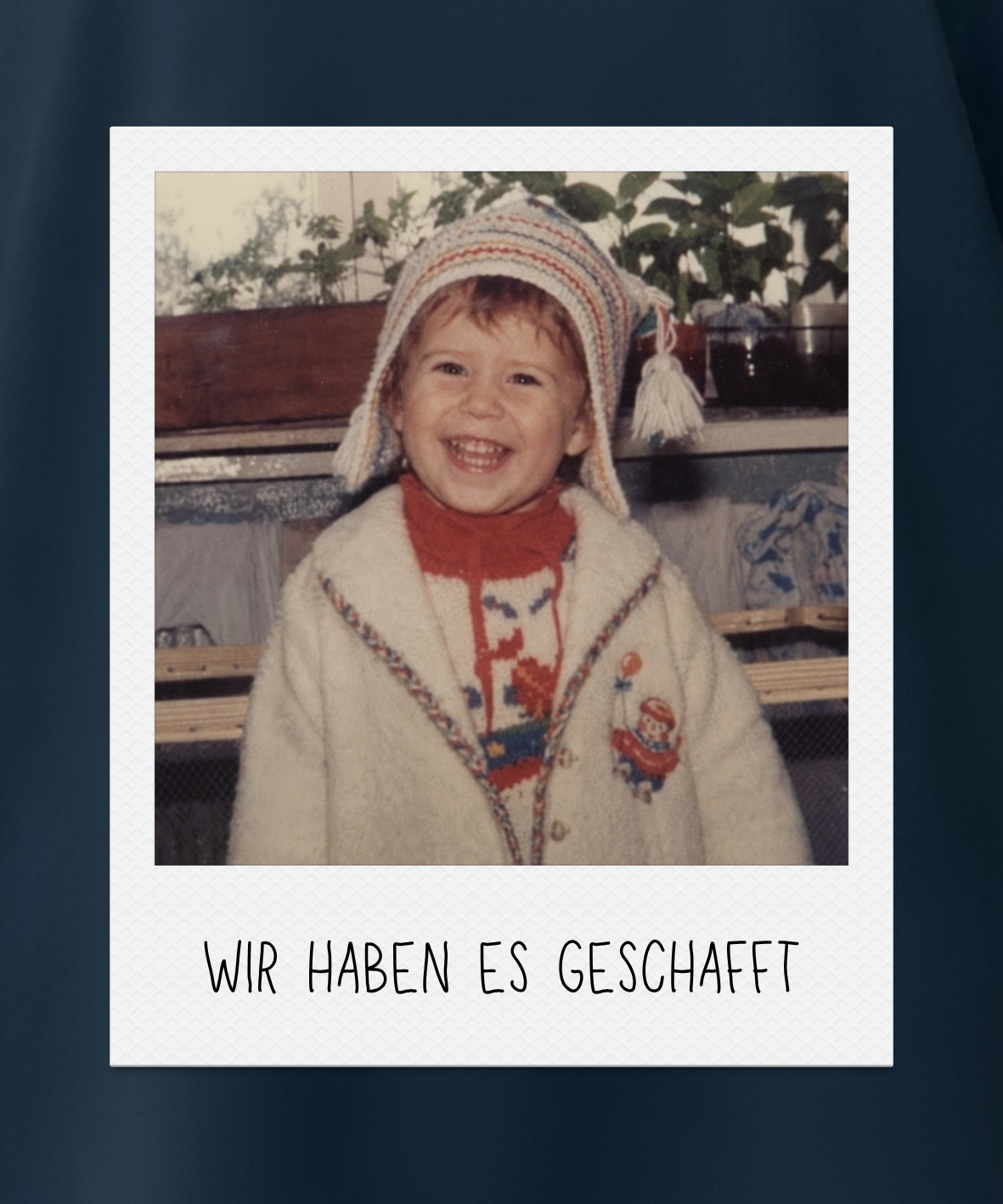 Wir haben es geschafft - Unisex, Oversize T-Shirt