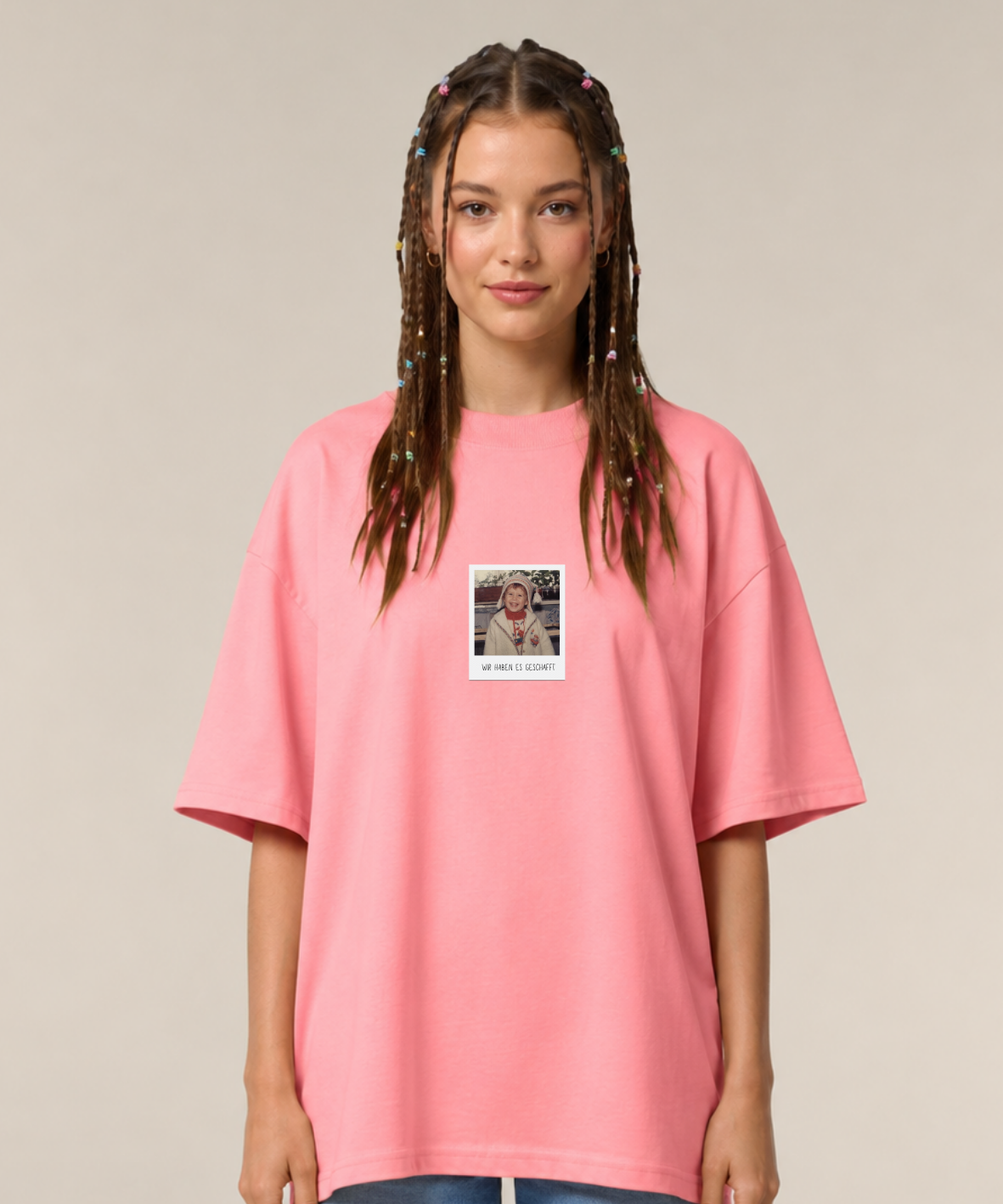 Wir haben es geschafft - Unisex, Oversize T-Shirt