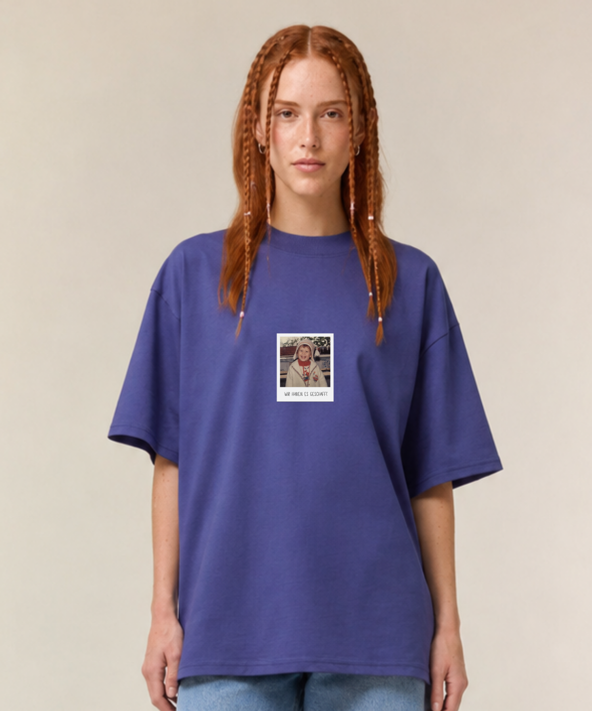 Wir haben es geschafft - Unisex, Oversize T-Shirt