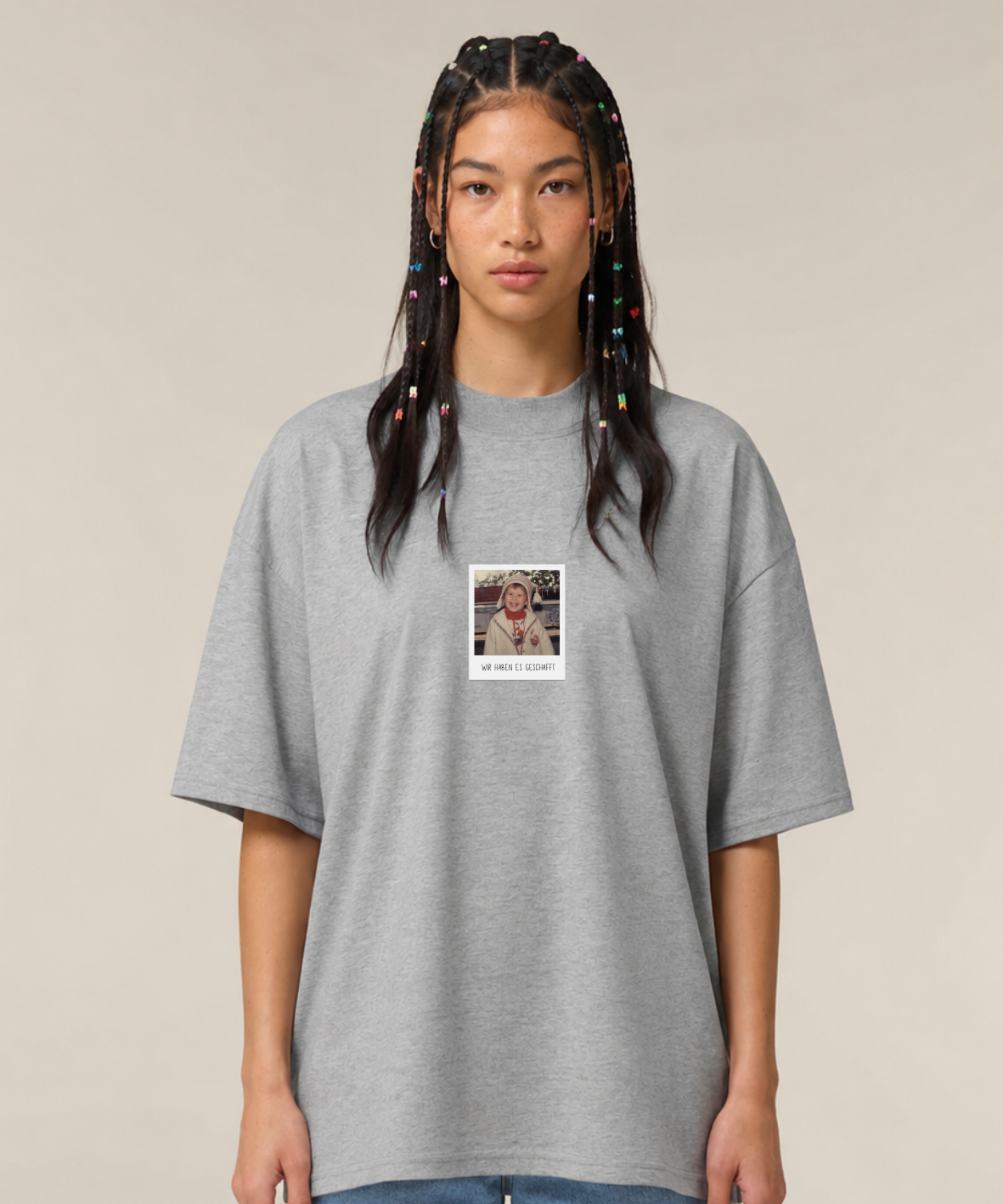 Wir haben es geschafft - Unisex, Oversize T-Shirt
