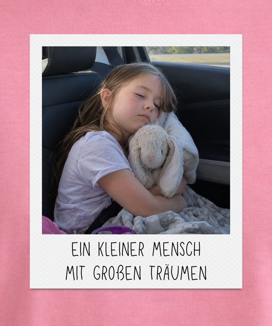 Ein kleiner Mensch mit großen Träumen - Unisex, Oversize T-Shirt