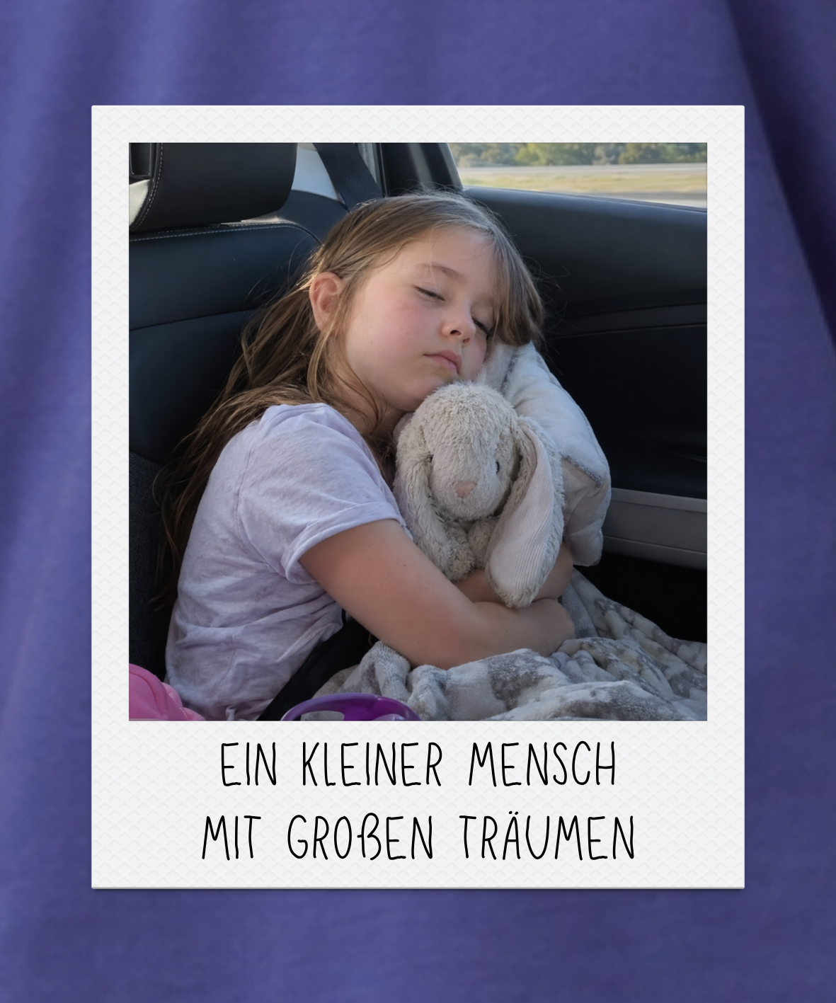 Ein kleiner Mensch mit großen Träumen - Unisex, Oversize T-Shirt