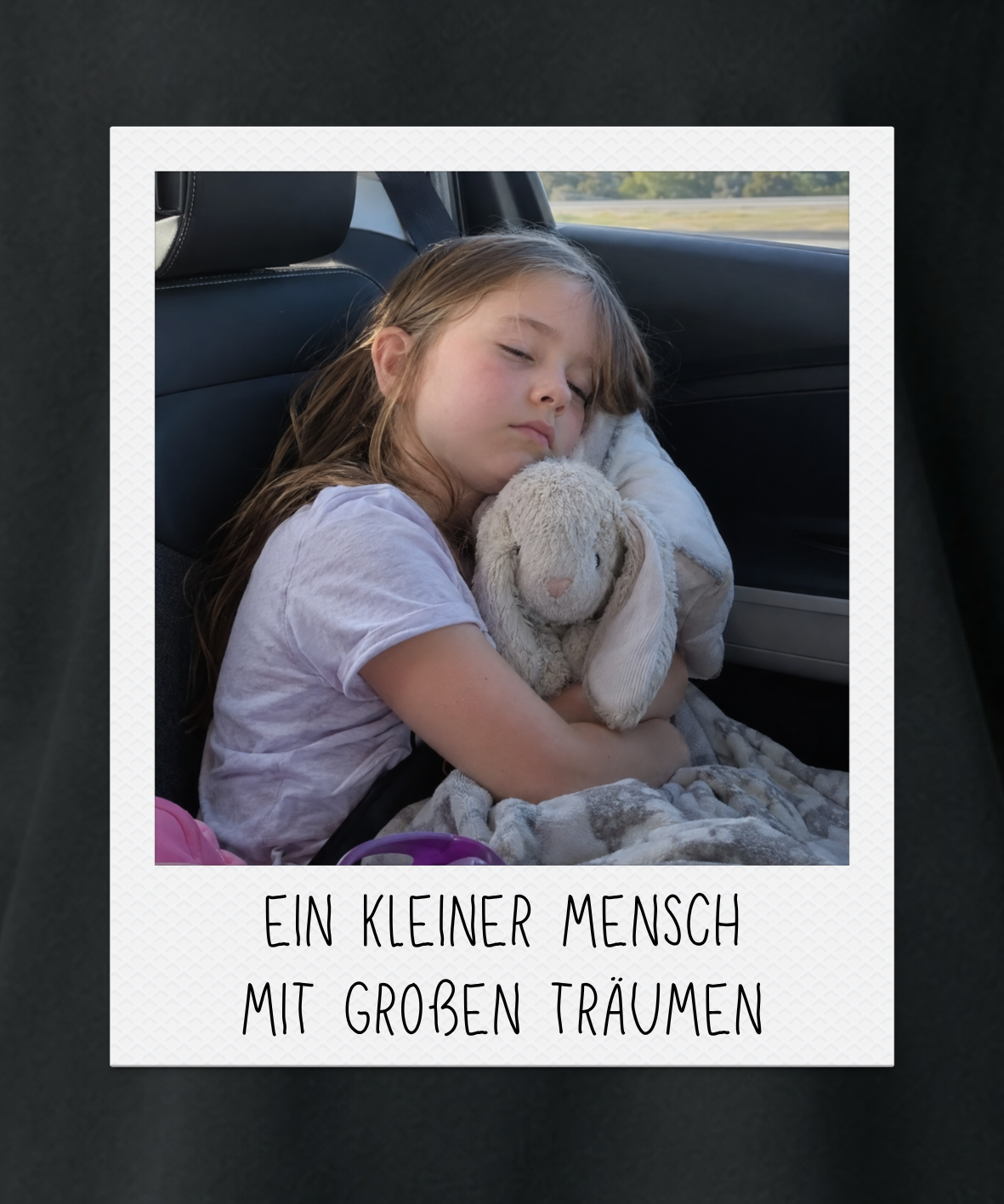 Ein kleiner Mensch mit großen Träumen - Unisex, Oversize T-Shirt