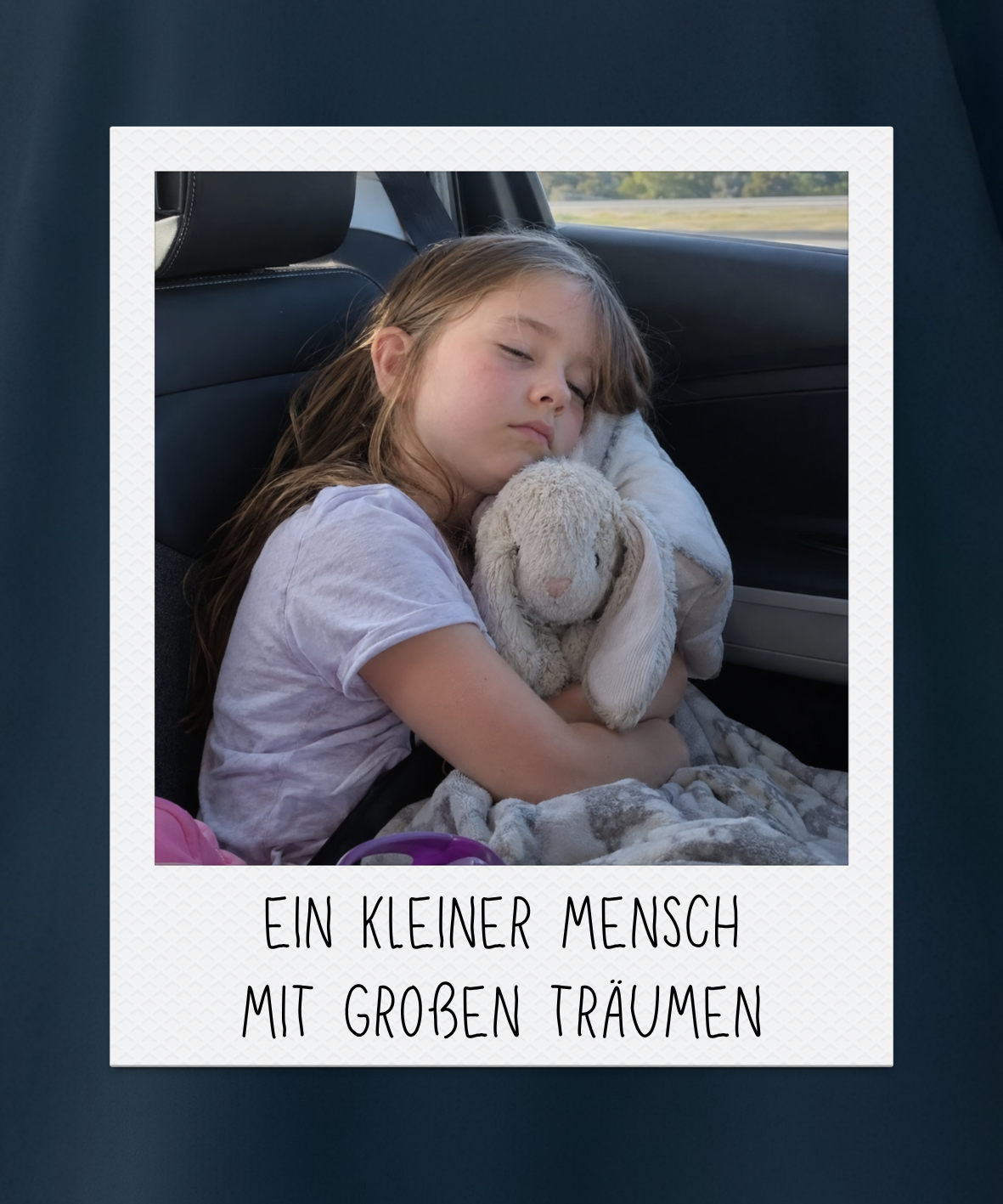 Ein kleiner Mensch mit großen Träumen - Unisex, Oversize T-Shirt