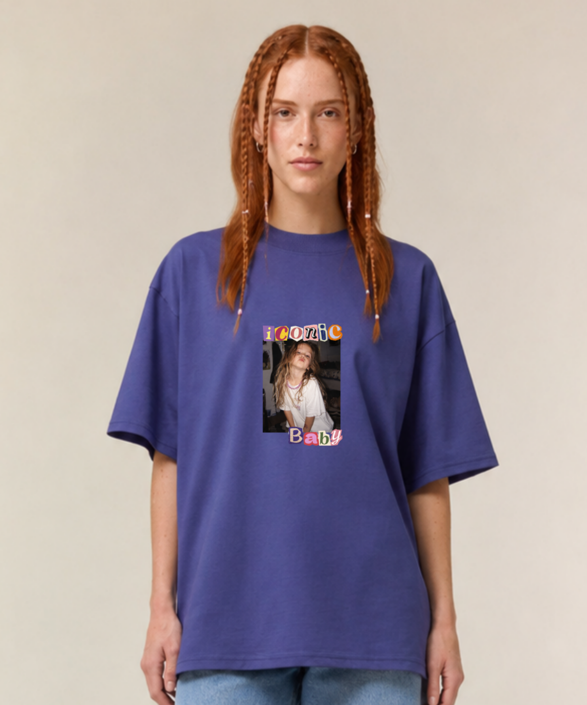 Iconic Baby - Oversize, Unisex T-Shirt