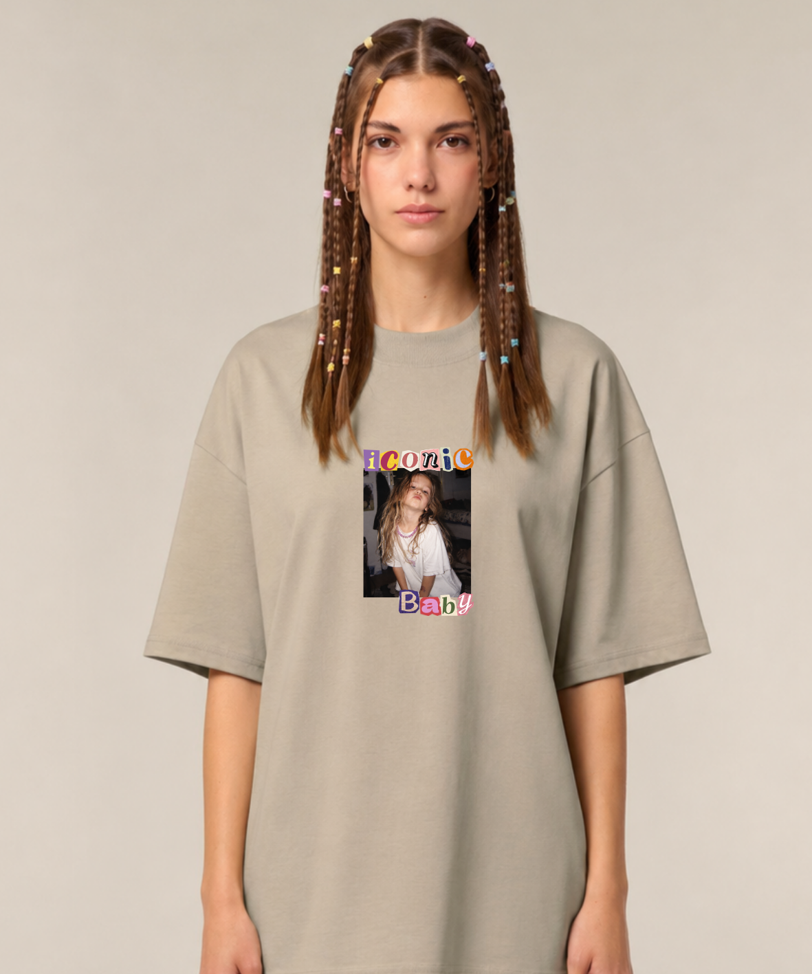 Iconic Baby - Oversize, Unisex T-Shirt