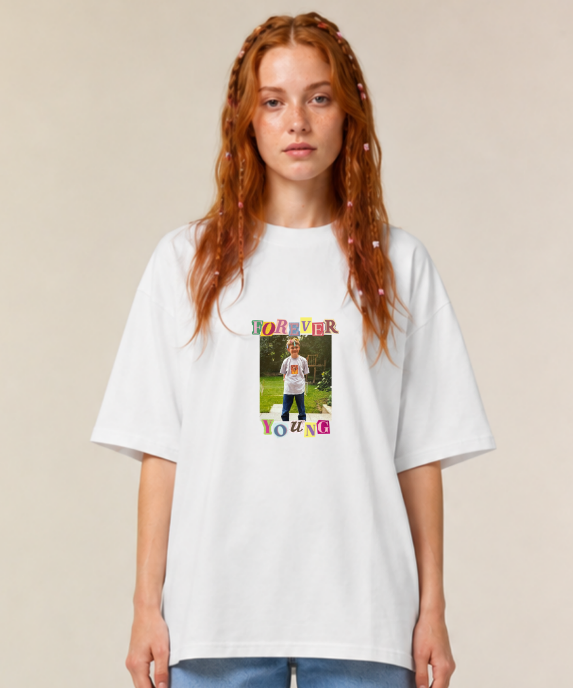 Forever Young - Oversize, Unisex T-Shirt